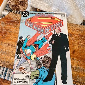 Comic Book - DC - Superman - The Man of Steel - #4 - November 1986
